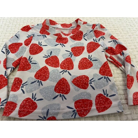 Carter's Strawberry Rashguard Top - Picture 2 of 4